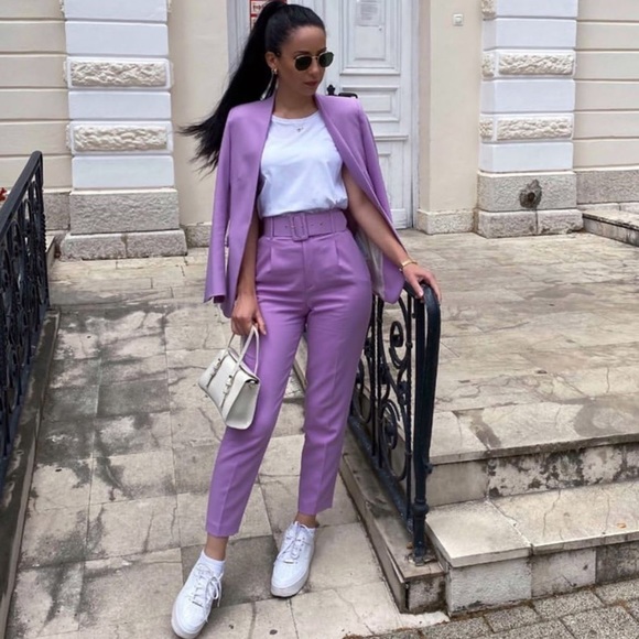 Zara high waisted belted pants - Picture 14 of 14